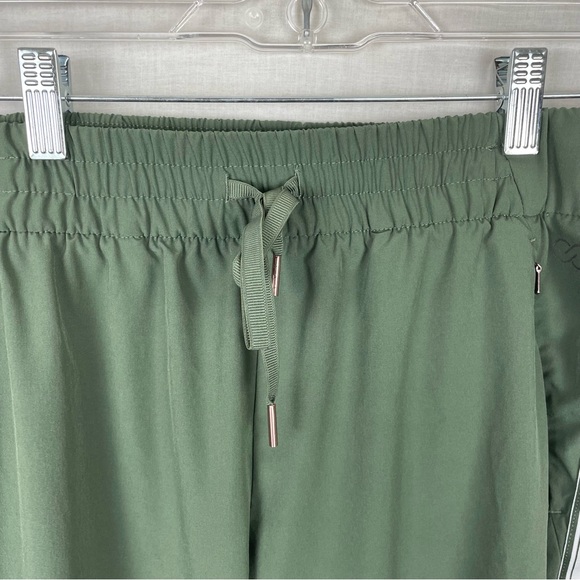 CALIA by Carrie Underwood Journey Tuxedo Stripe Green Pants M - Picture 2 of 5